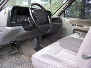 interior of Dodge D-2500